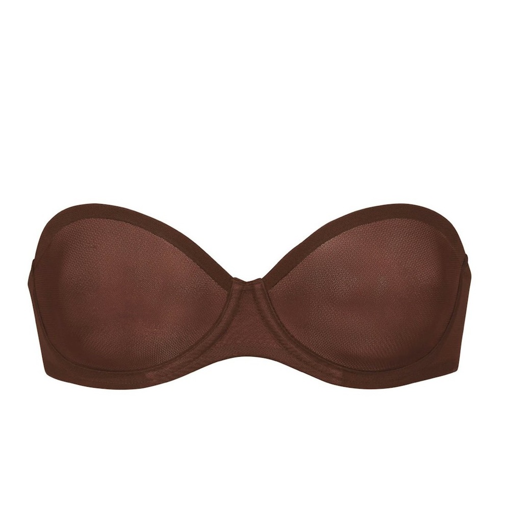 skims ultra fine mesh strapless bra